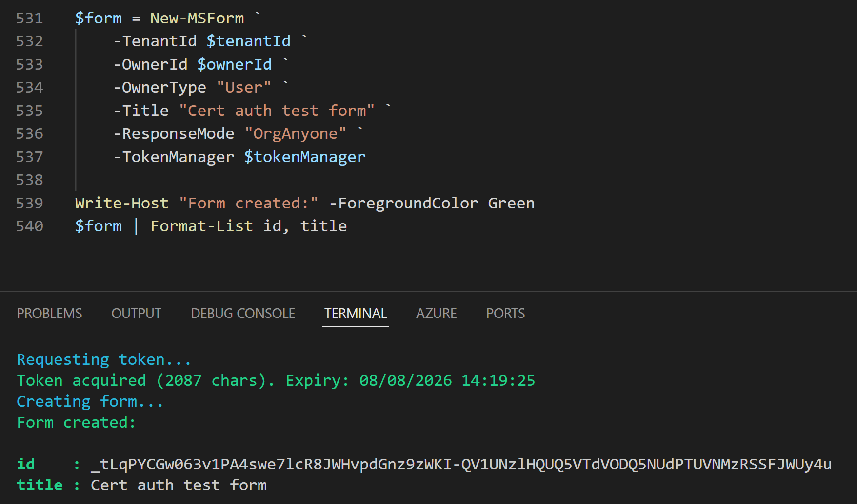 Unlocking the Hidden Microsoft Forms API with PowerShell & Azure App Registration PART 2